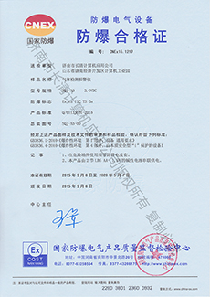 SQJ-A5防爆合格证