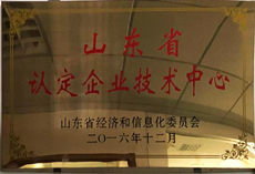 山东省认定企业技术中心